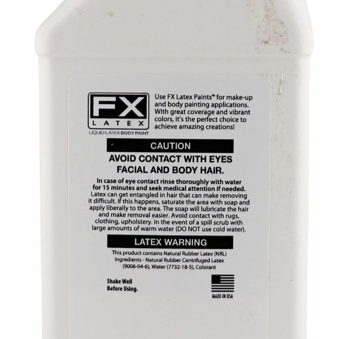 Liquid Latex - Face and Body Paint, Ammonia Free, Easy On and Off, Cosplay Makeup, Create Professional Monster, Zombie Arts 16 Oz (Burgundy) Beauty & Personal Care Liquid Latex Fashions