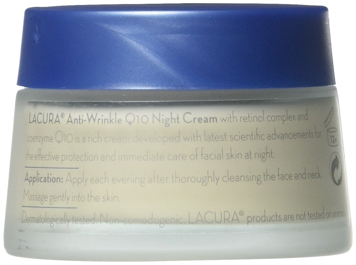 LaCura Q10 NIGHT FACE CREAM Anti-Wrinkle 1.7 oz. by Chom Beauty & Personal Care Lacura