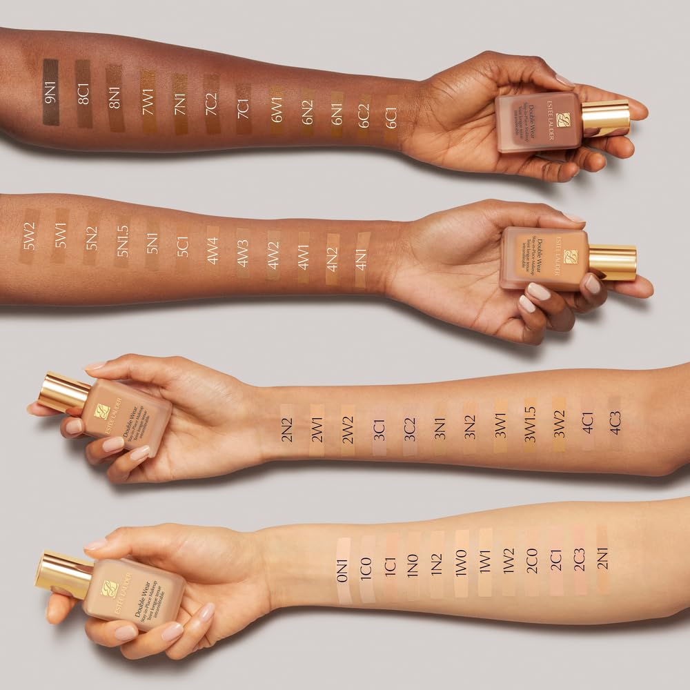 Estée Lauder Double Wear Stay-in-Place 24-Hour Long-Wear Matte Foundation Makeup, 1 Fl Oz, 4W3 Henna Beauty & Personal Care Estée Lauder