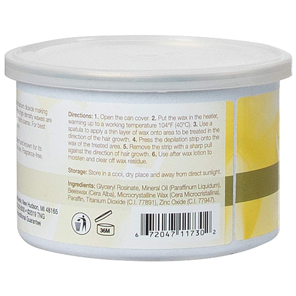 Too Naked Hair Removal Zinc Oxide Wax for Sensitive Skin, Extra Creamy, Non-Transparent Salon Wax, Fragrance-Free, 14 oz. Beauty and Personal Care TOO NAKED HAIR REMOVAL
