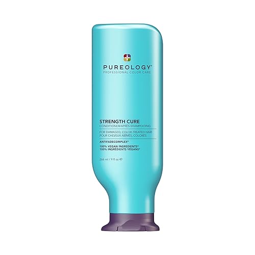 Pureology Strength Cure Conditioner - For Damaged or Color Treated Hair, Hair Strengthening & Prevents Breakage, Vegan & Sulfate-Free Beauty & Personal Care Pureology
