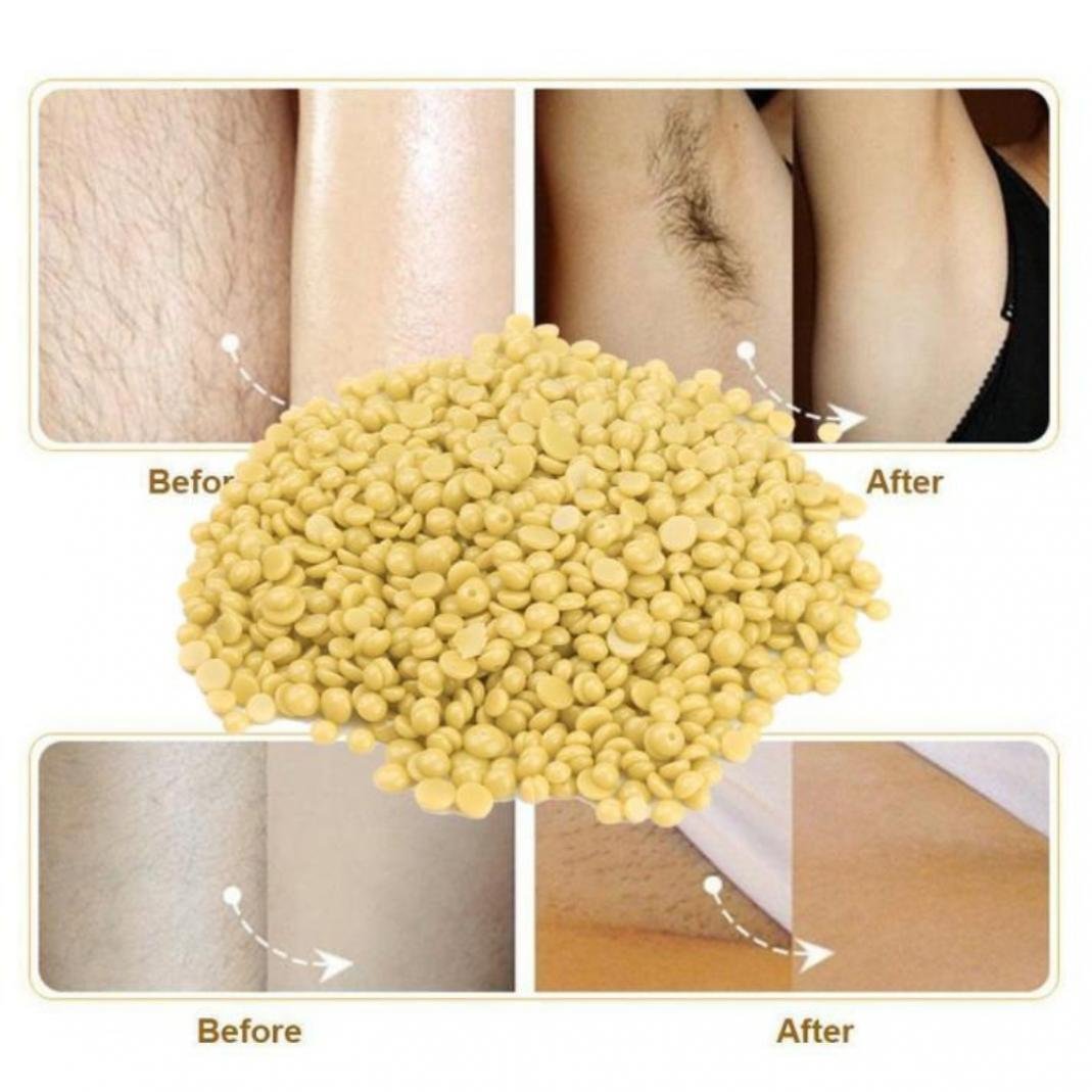Bluelans® Waxing Beads, 50g Wax Hair Removal Beans No Strips Depilatory Hot Hard Film Wax Waxing Bikini Hair Removal Beans Beauty and Personal Care Bluelans