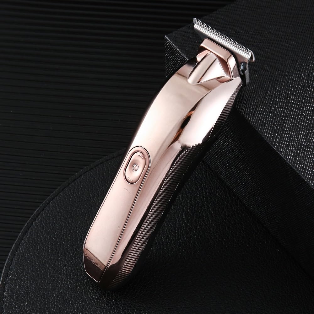 GLESVOWIO Hair Clippers for Men Rose Gold Barber Professional Clipper Electric Cordless LCD Rechargeable Trimmer Cutting Machine Beauty and Personal Care GLESVOWIO