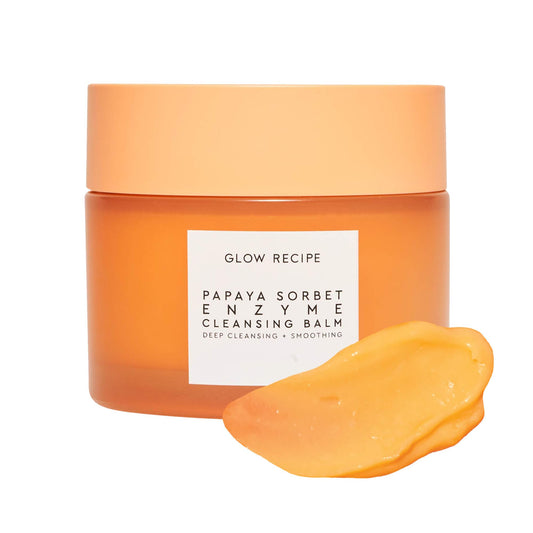 Glow Recipe Papaya Enzyme Cleansing Balm 3.38 oz – Makeup Remover & Gentle Exfoliating Face Wash to Melt Makeup, Even Skin Tone & Hydrate Beauty & Personal Care Glow Recipe