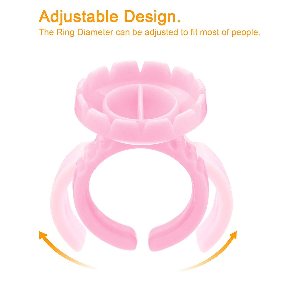 Lash Extensions Supplies,100PCS Glue Rings, Lash Glue Holder for Volume Lashes Fan, Eyelash Ring Cup for Eyelash Extension Supplies Beauty & Personal Care Beauty Junko Pro