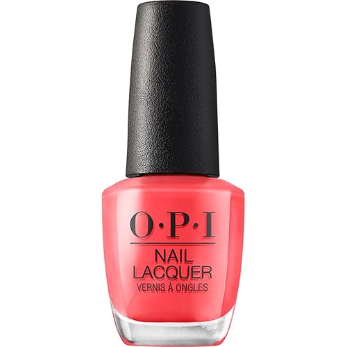 OPI Nail Lacquer I Eat Mainely Lobster | Opaque Bright Orange Crème Chip Resistant Nail Polish | Fast Drying, Streak Free Beauty & Personal Care OPI