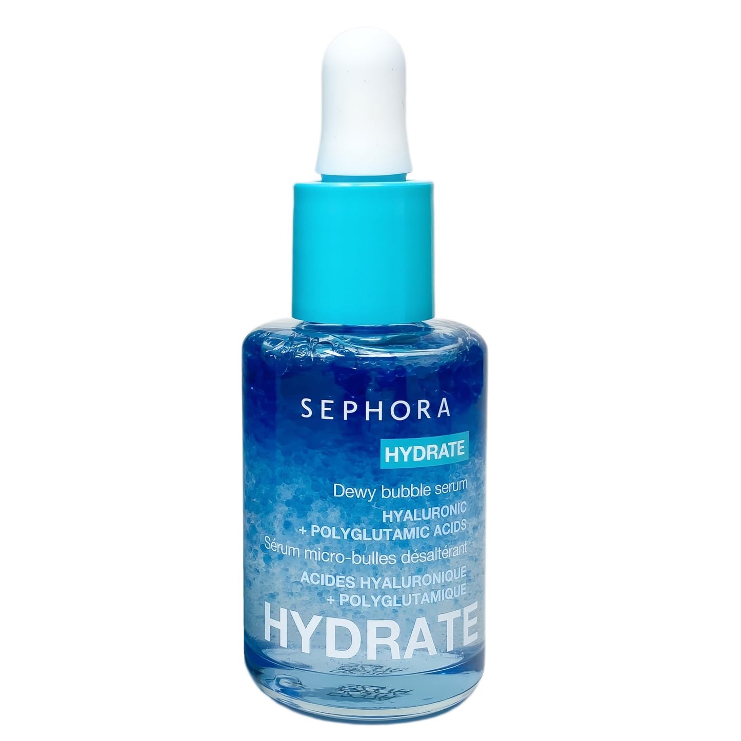 SEPHORA COLLECTION Hydrate - Dewy Bubble Serum with Hyaluronic + Polyglutamic Acids 1.01 fl oz / 30 mL Beauty & Personal Care SEPHORA