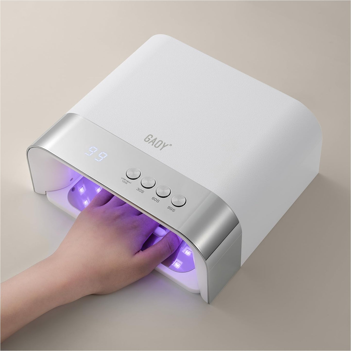 GAOY Professional UV Nail Lamp, Big Cavity Design for Long Nails, 36 LED Fast Curing Light with Infrared Sensor for Salon Gel and Acrylic Polish Beauty and Personal Care GAOY Default Title