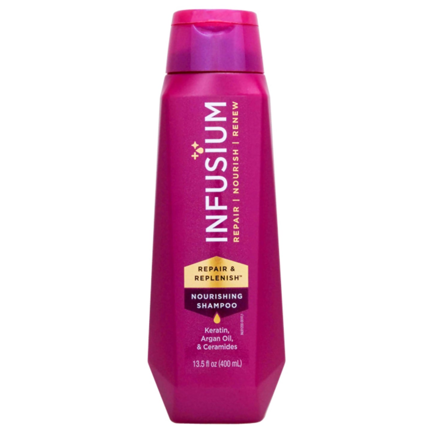 Infusium Repair and Replenish Nourishing Shampoo - Hydrating and Clarifying Shampoo for Build Up - Ceramides, Keratin, and Argan Oil - 13.5 oz Beauty & Personal Care Infusium
