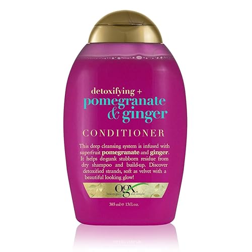 OGX Detoxifying + Ginger Conditioner, Pomegranate, 13 Fl Oz Beauty & Personal Care OGX