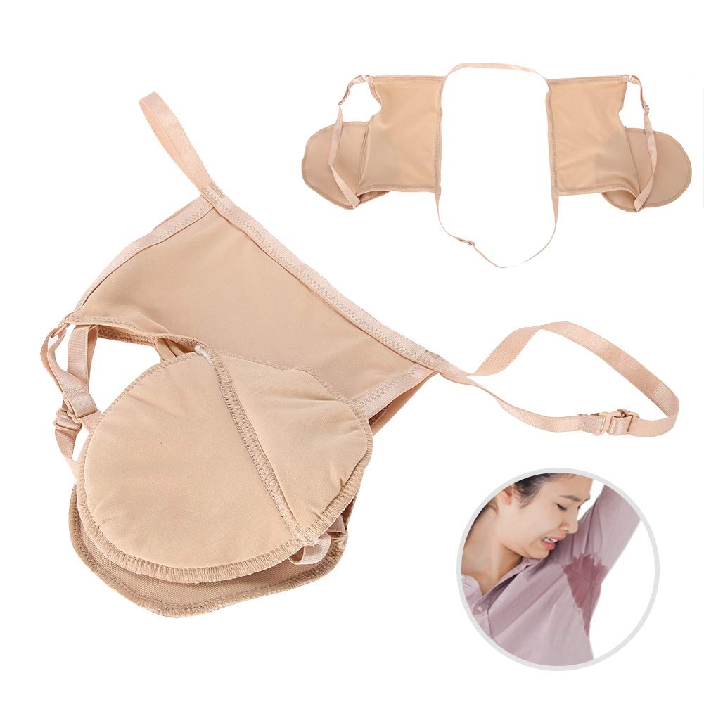 Armpit Sweat Pad, Reusable Washable Cotton Armpit Sweat Guard Bra Underarm Sweat Absorbent Pad for Women Beauty and Personal Care Agatige