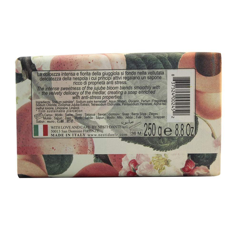 Nesti Dante Il Frutteto Anti-Stress Soap - Medlar & Jujube 250g/8.8oz Beauty & Personal Care Nesti Dante