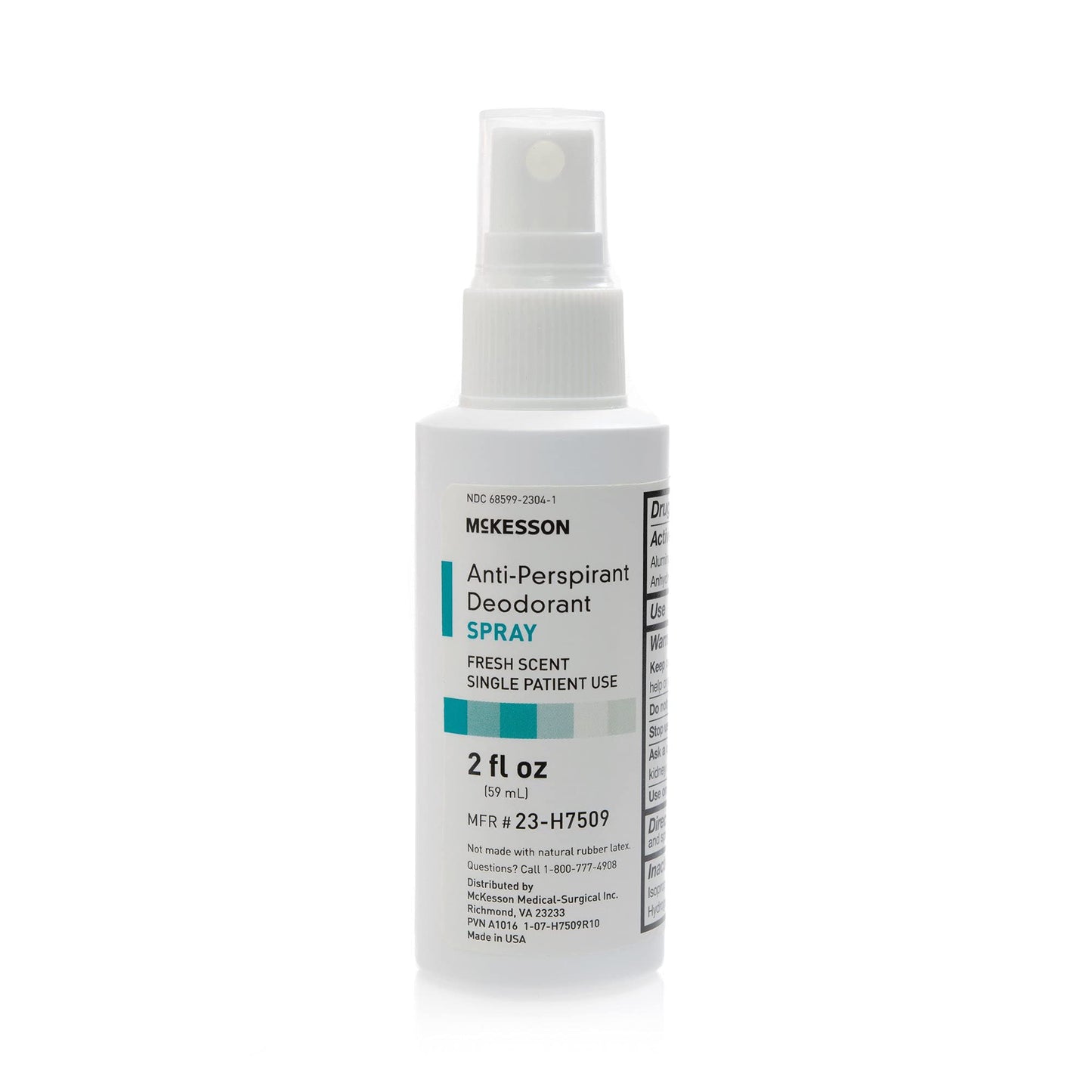 McKesson Antiperspirant Deodorant Spray [Pack of 1] Mini Travel Size, Alcohol-Free, Fresh Scent, 2 fl oz Beauty and Personal Care McKesson