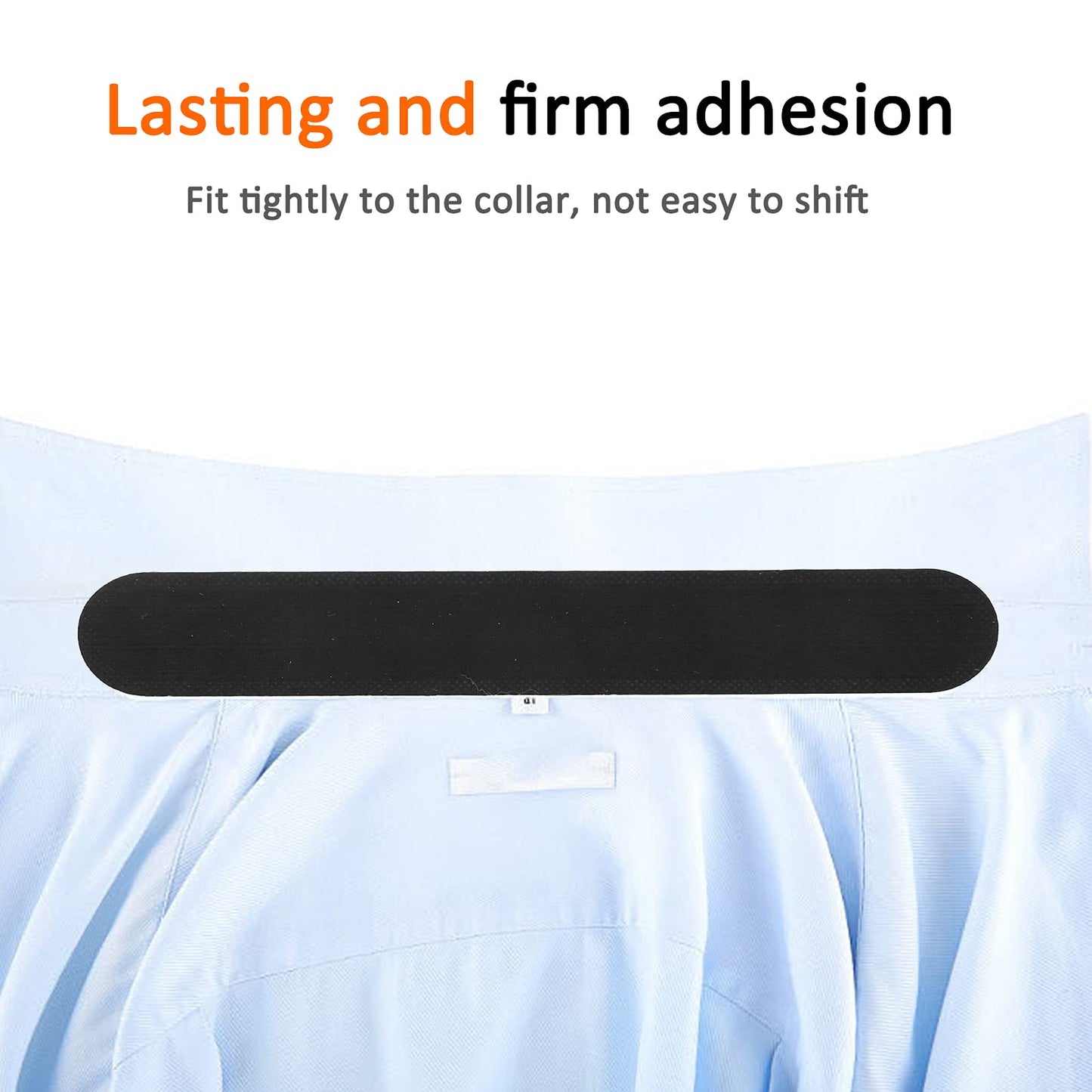 Collar Protector Sweat Pads, 20pcs Collar Sweat Pads Disposable Hat Collar Sweat SelfAdhesive Neck Liner Pads(Black) Beauty and Personal Care Milltrip