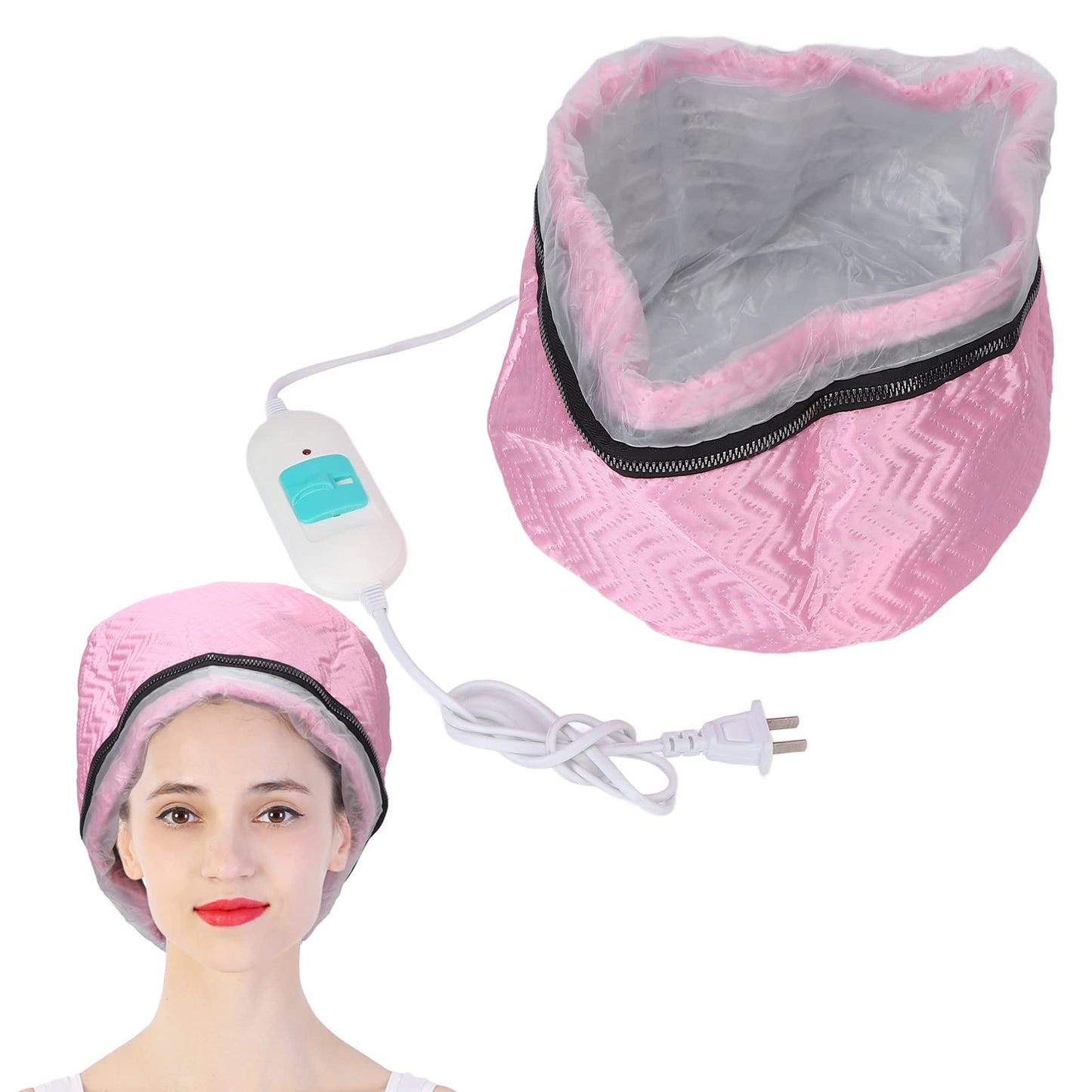 Hair Steamer Deep Conditioning Heat , Hair Thermal Temperature Adjustable Deep Conditioning Electric Heat , Reusable Shower , Gifts for Women Beauty and Personal Care Pongnas