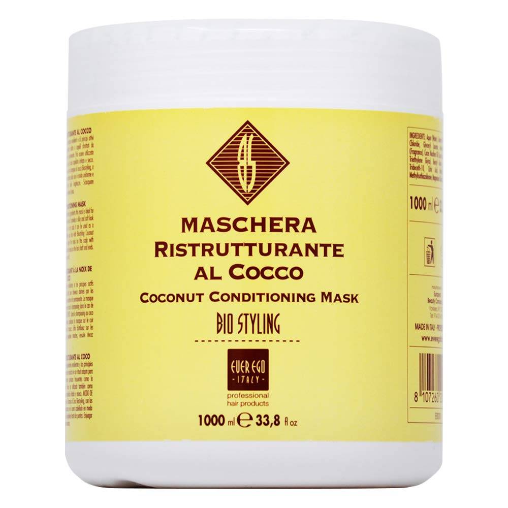 Ever Ego Maschera Ristrutturante Al Cocco Coconut Conditioning Mask Beauty & Personal Care Ever Ego