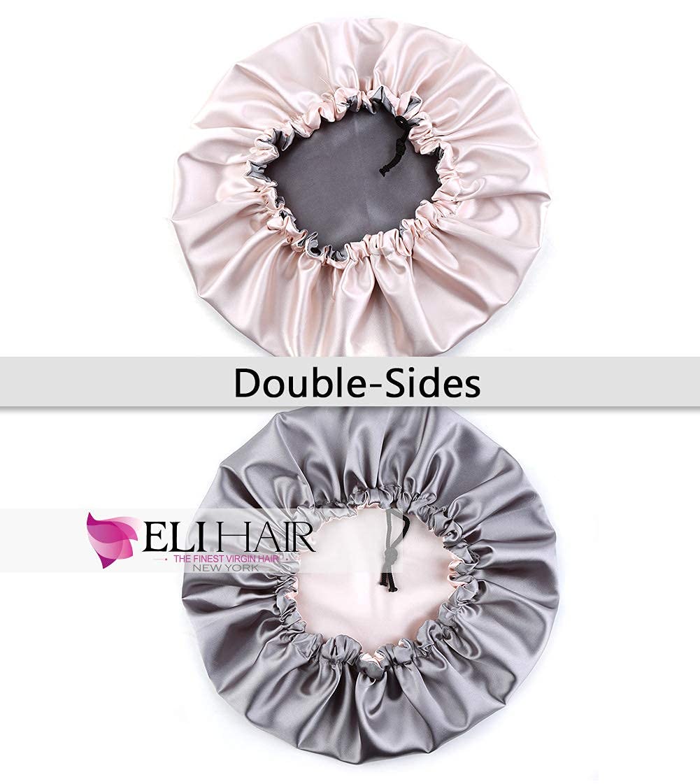 ELIHAIR Stain Bonnet Silky Sleep Cap for Frizzy Hair Night Sleep Hair Cover Beauty and Personal Care ELIHAIR