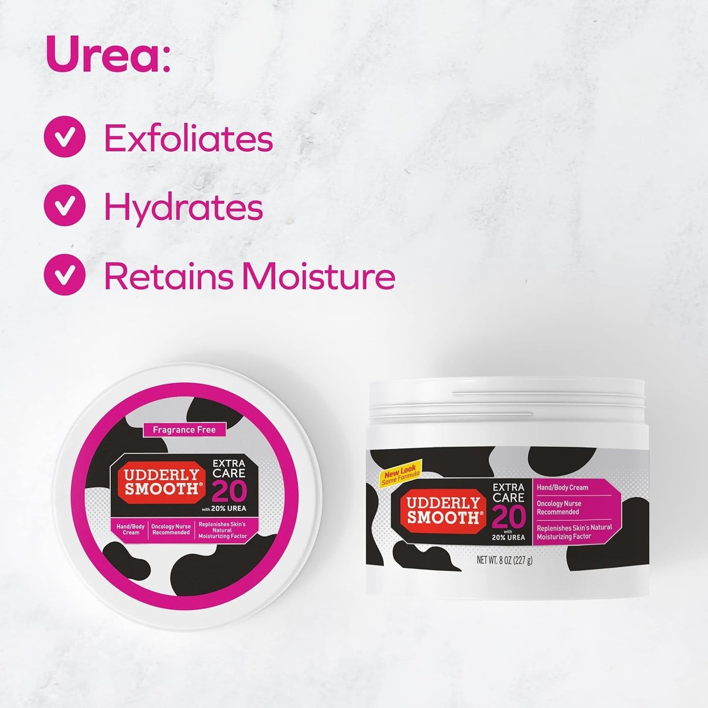 Udderly Smooth Extra Care Hand/Body Cream with 20% Urea, Replenishing, Fragrance Free, 8 OZ - 5 Pack Beauty & Personal Care UDDERLY SMOOTH