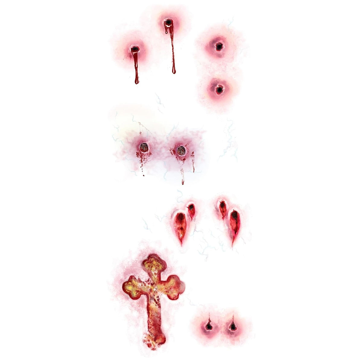 Tinsley Transfers Vampire's Kiss Temporary Tattoo Kit Standard
