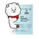 RJ’S RADIANT Printed Essence Sheet Mask - Infused with Retinol, Vitamin C, Squalane Beauty & Personal Care The Crème Shop