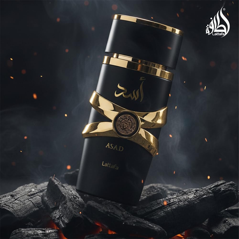 Lattafa Perfumes Asad for Unisex Eau de Parfum Spray, 3.4 Ounce Beauty and Personal Care Lattafa