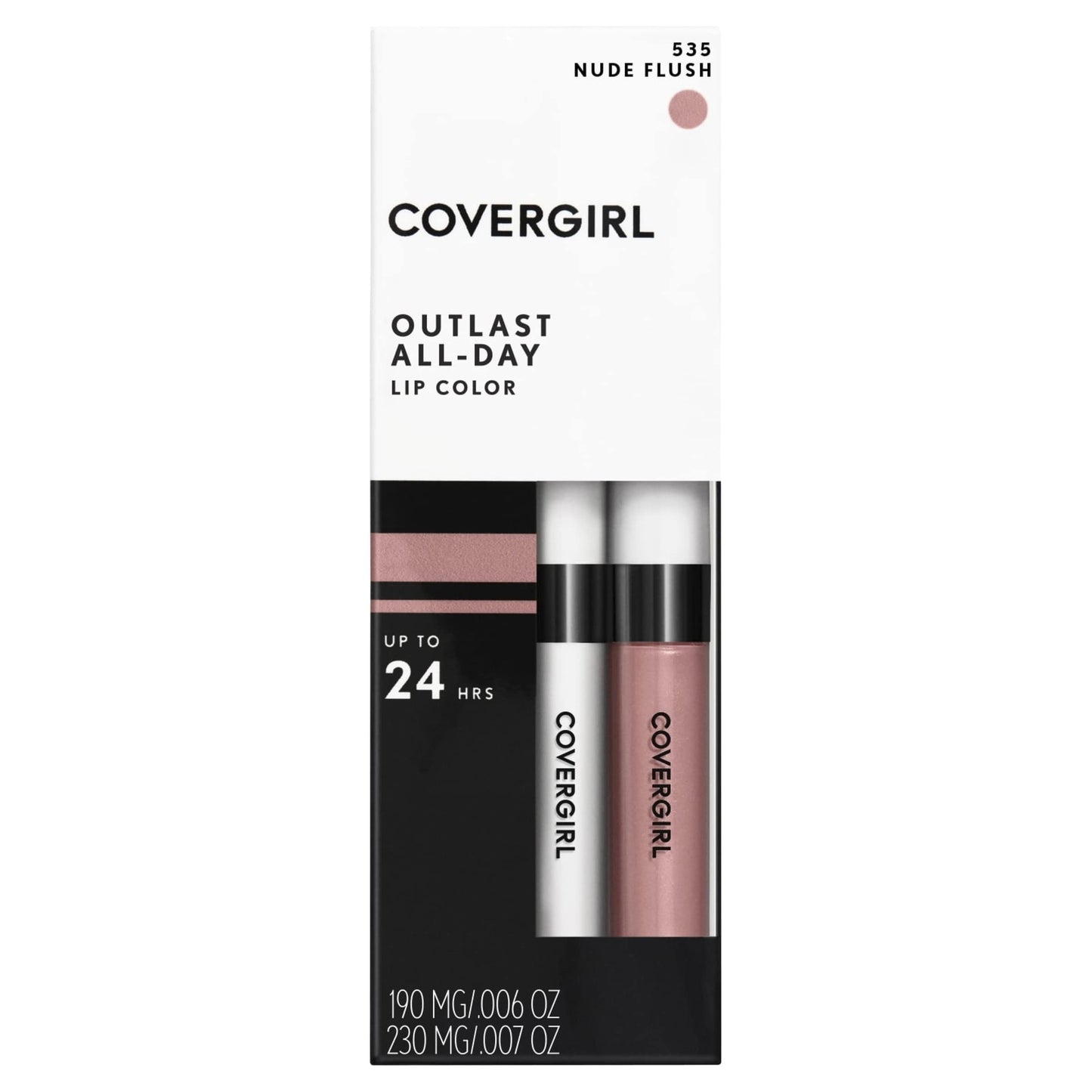 Covergirl Outlast All-Day Lip Color With Topcoat, Nude Flush Beauty & Personal Care COVERGIRL