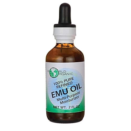 World Organics: Emu Oil 100% Pure W/Dropper, 2 oz Beauty & Personal Care World Organic