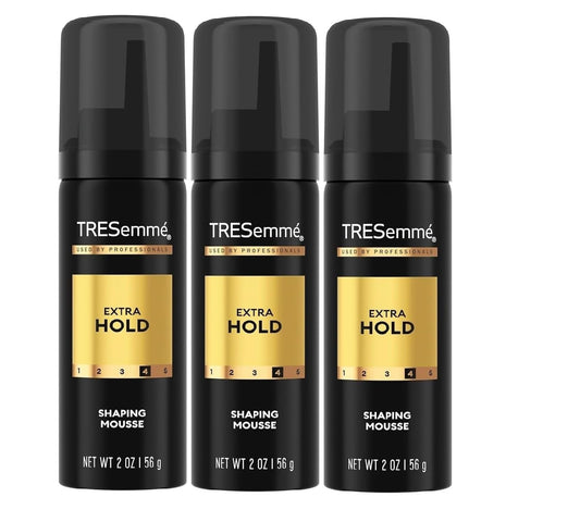 TRESemmé Extra Hold Volumizing Hair Mousse, 24H Humidity Resistance, Travel Size 2 Oz (3 Pack Packaging May Vary) Beauty & Personal Care TRESemmé