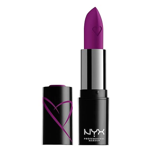 NYX PROFESSIONAL MAKEUP Shout Loud Satin Lipstick, Infused With Shea Butter - Emotion (Bright Purple-Pink) Beauty & Personal Care NYX PROFESSIONAL MAKEUP