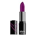NYX PROFESSIONAL MAKEUP Shout Loud Satin Lipstick, Infused With Shea Butter - Emotion (Bright Purple-Pink) Beauty & Personal Care NYX PROFESSIONAL MAKEUP
