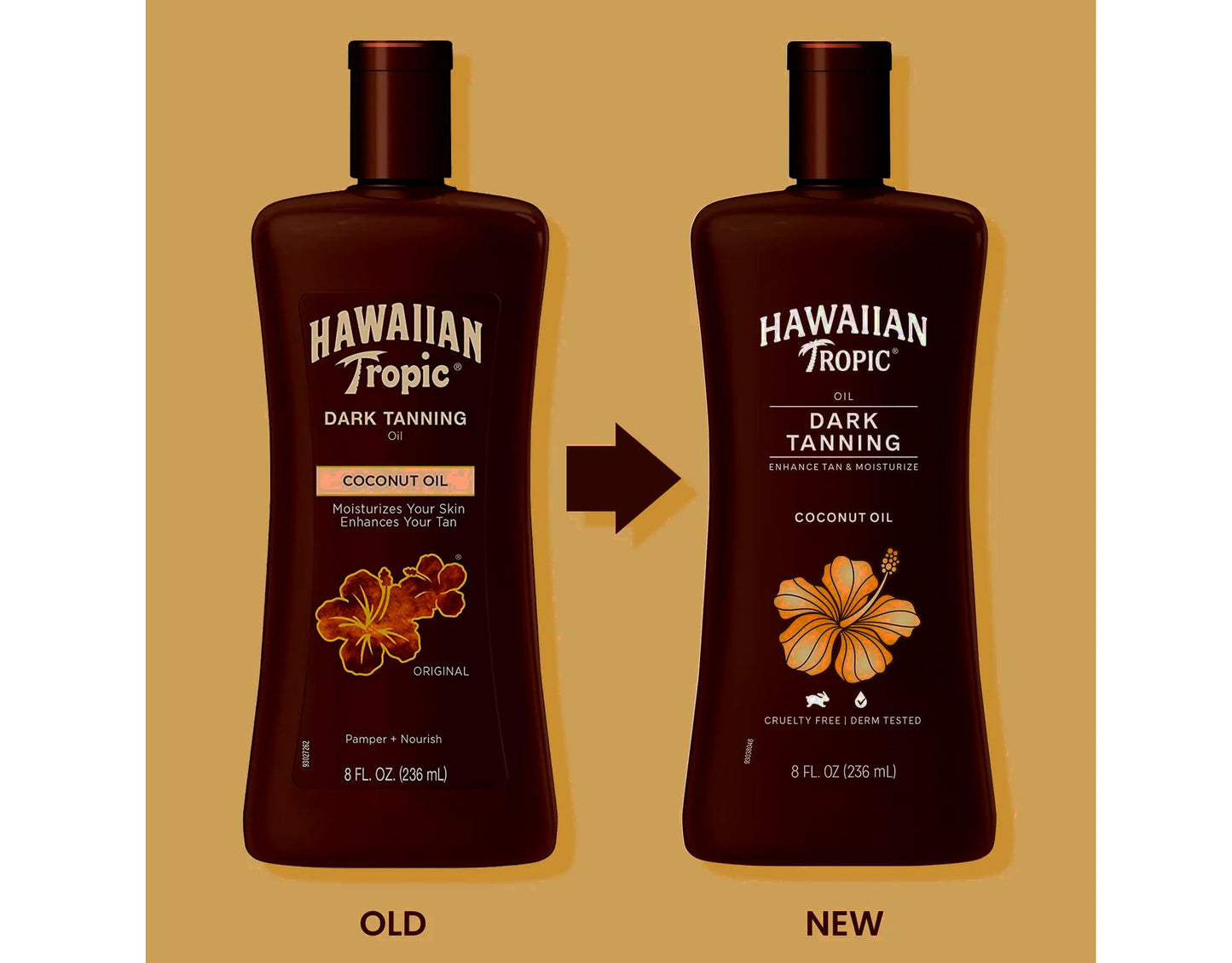 Hawaiian Tropic Dark Tanning Oil Original 8 oz (Pack of 2) Beauty & Personal Care Hawaiian Tropic