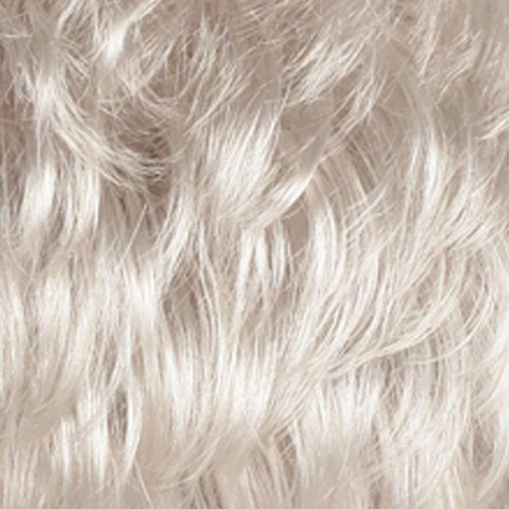 Vivica A. Fox AMY-V, Heat Resistant Fiber, Pure Comfort Cap, Layered Short Pixie Style with Tapered Back, Full Wig (60 Silver White)