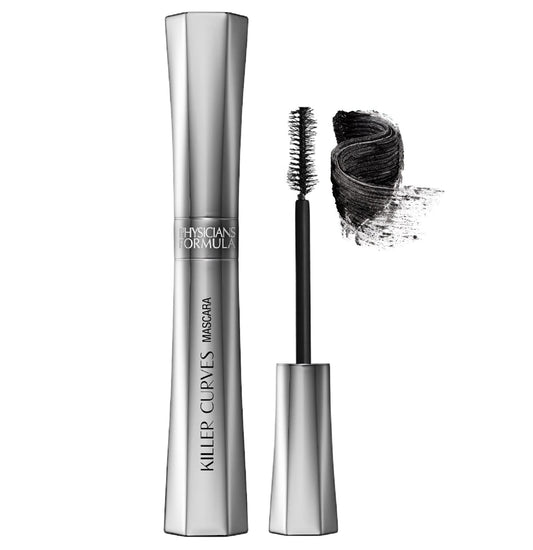 Physicians Formula Killer Curves Curling Mascara, Black, Full-Volume Lash-Lifting, Dermatologist Approved, Clinically Tested, Ophthalmologist