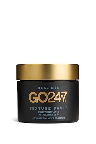 GO247 Texture Paste - Strong Hold, Matte Finish Styling Paste for Men - Adds Volume, Texture & Definition - Long-Lasting Control Without Shine - Ideal Beauty & Personal Care GO247