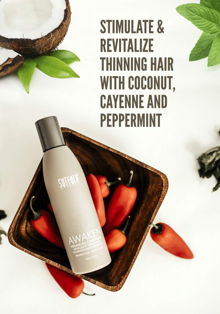 Surface Hair - Awaken Therapeutic Conditioner - Natural Ingredients for Thinning Hair and a Healthy Scalp - 6 fl oz Beauty & Personal Care SURFACE
