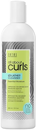 ALL ABOUT CURLS Lo-Lather Cleanser Shampoo | Essential Moisture | Gentle Cleansing | Slightly Sudsy | All Curly Hair Types | Cruelty Free | Sulfate Beauty & Personal Care ALL ABOUT CURLS