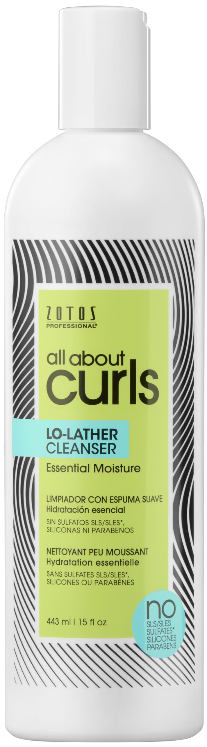 ALL ABOUT CURLS Lo-Lather Cleanser Shampoo | Essential Moisture | Gentle Cleansing | Slightly Sudsy | All Curly Hair Types | Cruelty Free | Sulfate Beauty & Personal Care ALL ABOUT CURLS