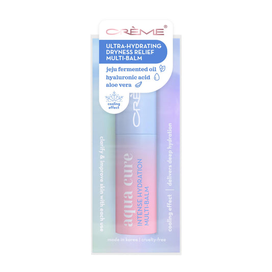 The Crème Shop AQUA CURE Intense Hydration Multi-Balm - - Makeup Primer, Moisturizer & Lip Balm - Made in Korea - Hydrating Multi-Use Stick Beauty & Personal Care The Crème Shop