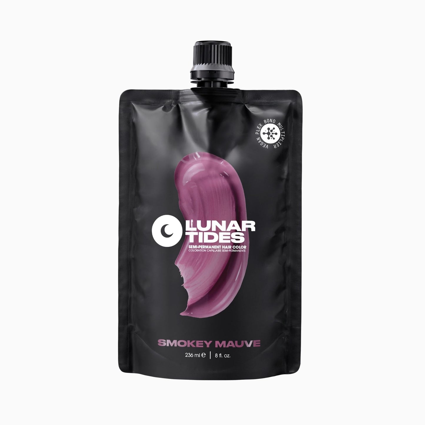 Lunar Tides Semi-Permanent Hair Color (43 colors) (Smokey Mauve, 4 fl. oz.) Beauty & Personal Care Lunar Tides