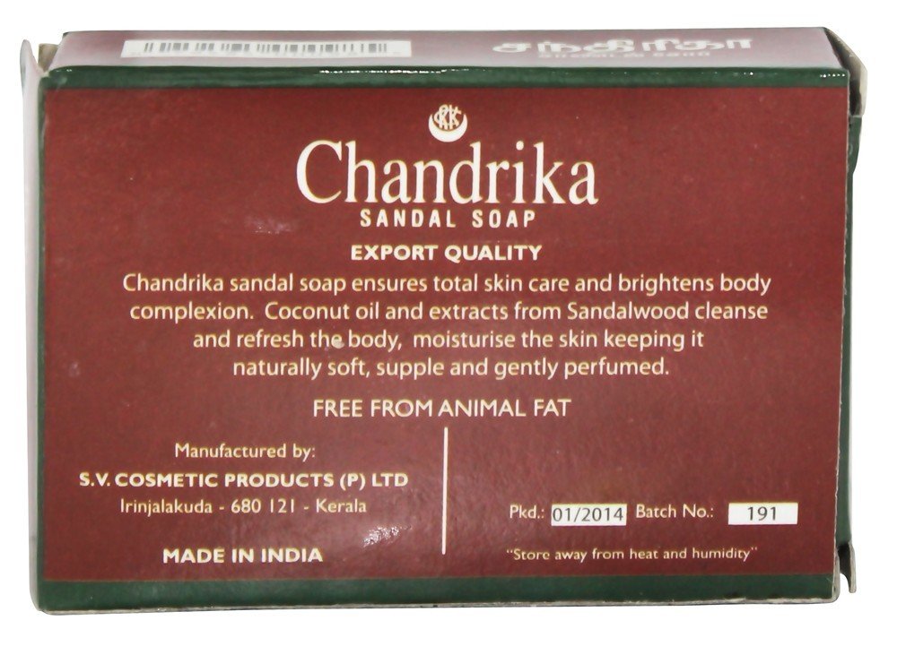 Chandrika ? with Sandal Soap ? 1 G [parallel import goods] Beauty & Personal Care MarvelsAura