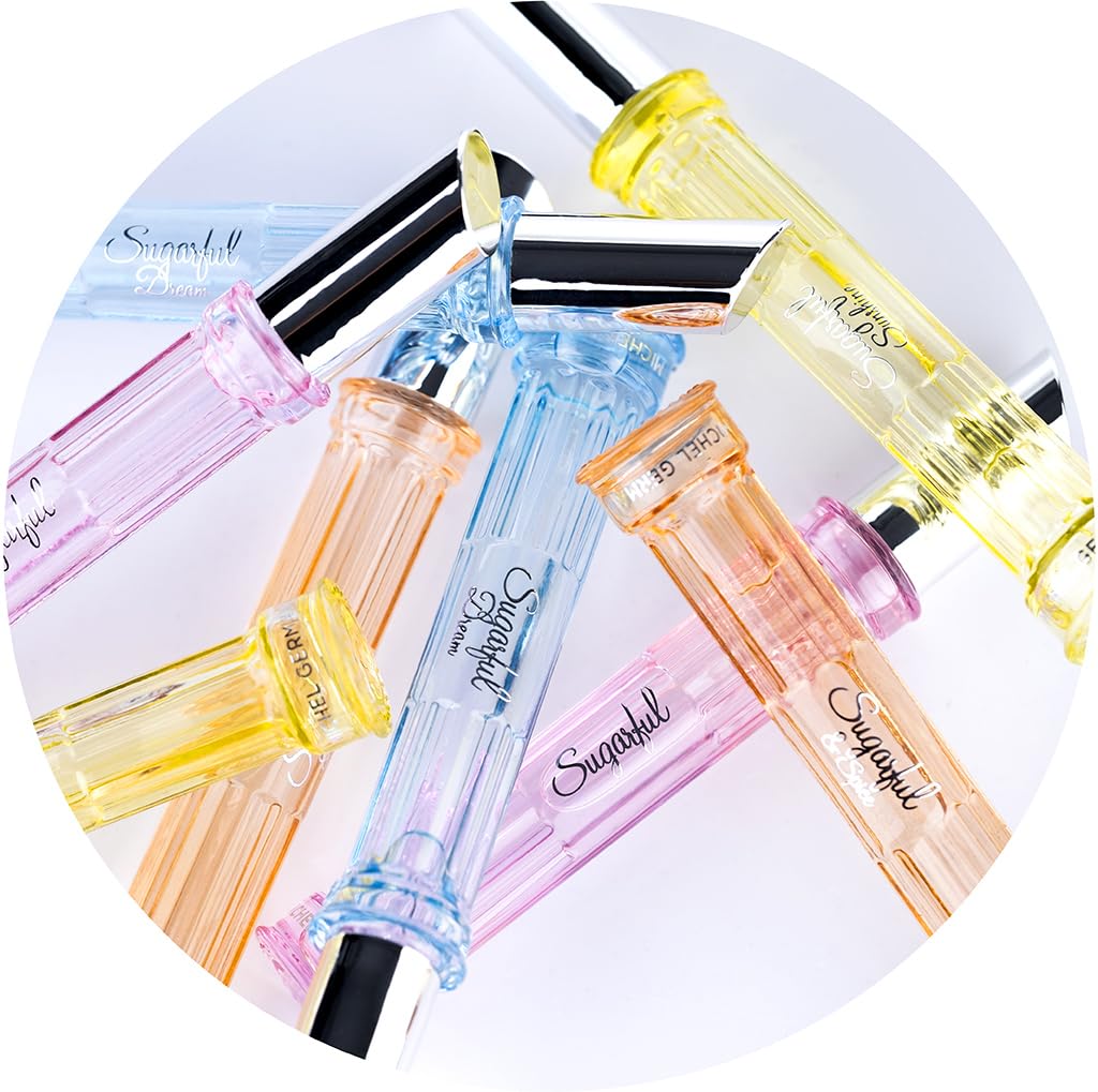 Michel Germain Sugarful Eau de Parfum Rollerball Travel Fragrance Spray, Top Notes of Wild Strawberry, Playful Pink Cotton Candy, Pink Peony Light Beauty & Personal Care Michel Germain