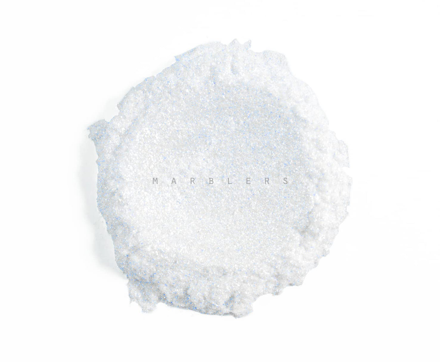 MARBLERS Chunky Natural Mica Powder [White Blue Pearl] 0.11oz (3g) | Highly Pigmented | Non-Toxic, Vegan, Cruelty-Free | Eyeshadow, Body Butter, Nail Beauty & Personal Care MARBLERS