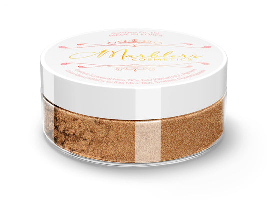 MARBLERS Fine Natural Mica Powder [Bronze] 0.11oz (3g) | Highly Pigmented | Non-Toxic, Vegan, Cruelty-Free | Eyeshadow, Body Butter, Nail Polish, Nail Beauty & Personal Care MARBLERS