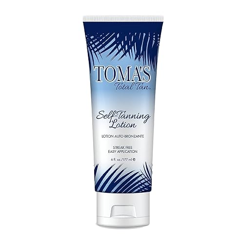 Toma's Total Tan Self-Tanning Lotion Instant Self Tanner - Whole Body Natural Looking Golden Bronze - Non-Sticky Streak-Free Application for Women Beauty & Personal Care TOMAS TOTAL TAN