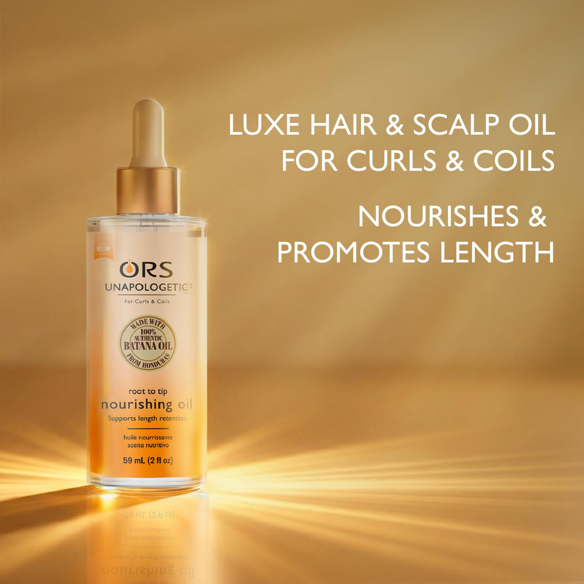 ORS Unapologetic Root to Tip Nourishing Oil 2 Ounces (Pack of 2)