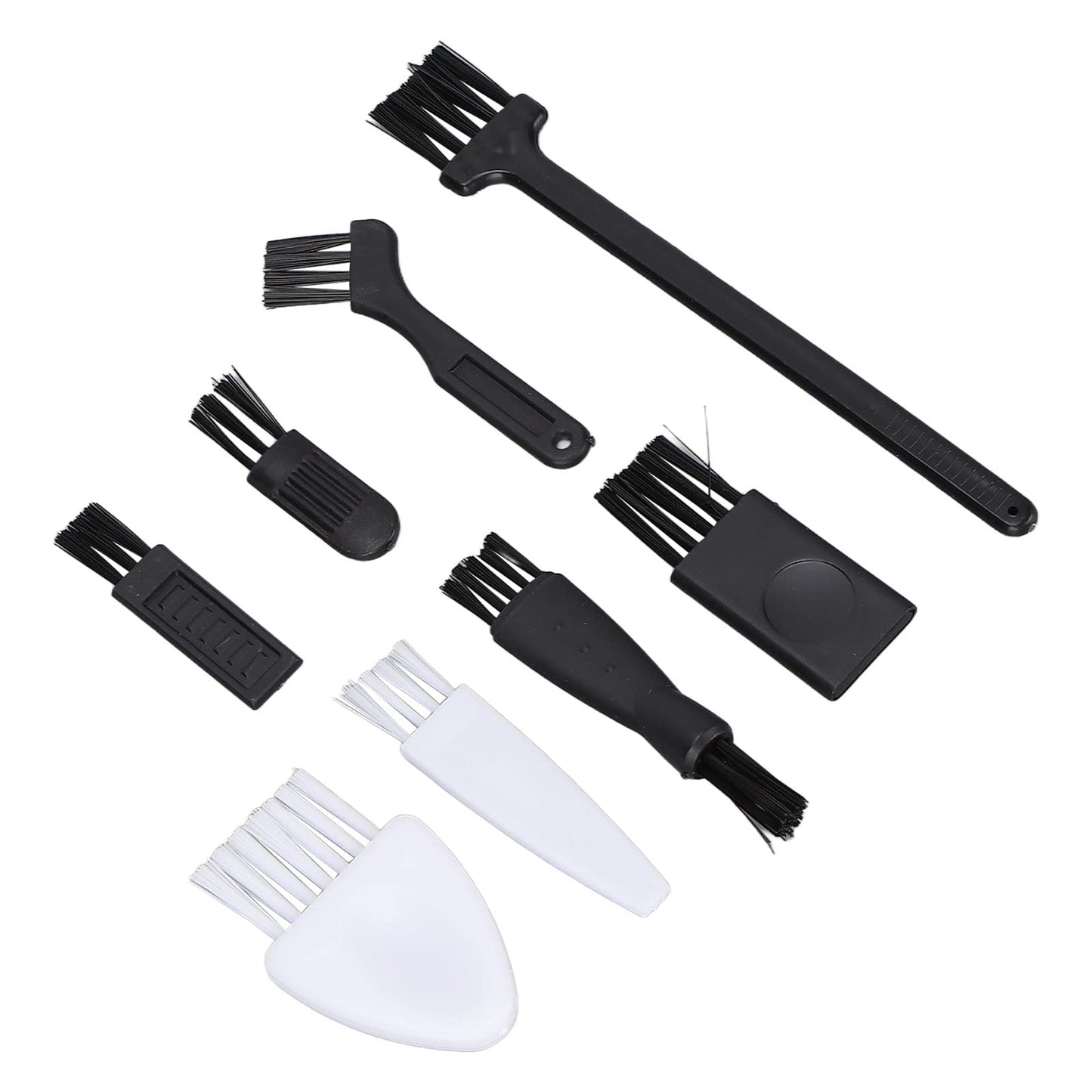 Hapivida Shaver Cleaning Brush Set, 8Pcs Replacement Cleaning Brush with Ergonomic Handle and Soft Brush Hair for Electric and Computer Accessories Beauty and Personal Care Hapivida