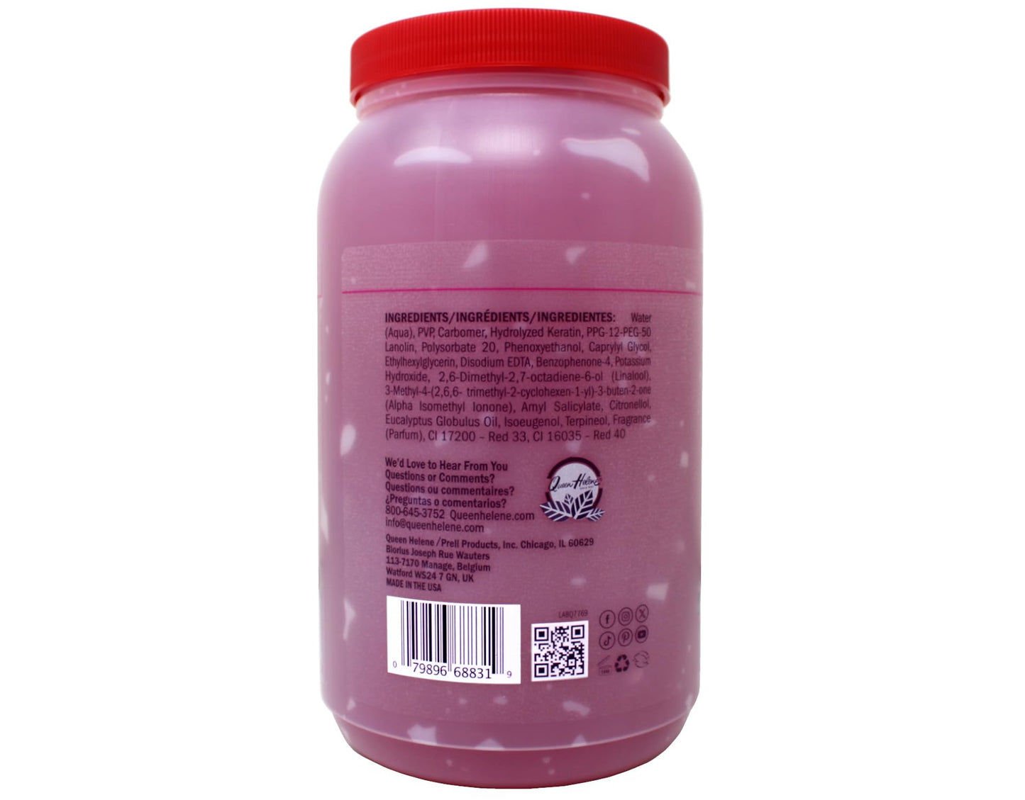 Queen Helene Hard to Hold Styling Gel, Firm Hold 7, Alcohol-Free, Paraben Free, 5 Lb Beauty & Personal Care Queen Helene