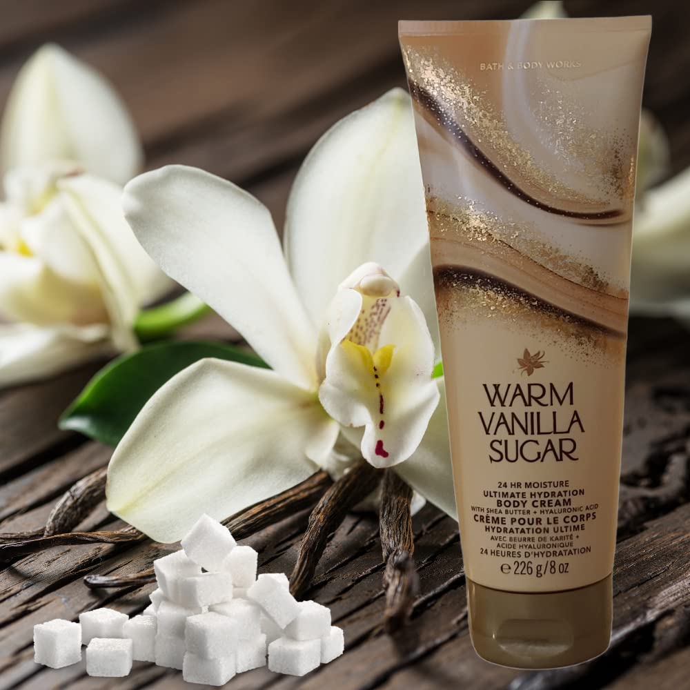 Bath & Body Works Warm Vanilla Sugar Ultra Shea Body Cream 8 Oz (I0095235) Beauty & Personal Care Bath & Body Works