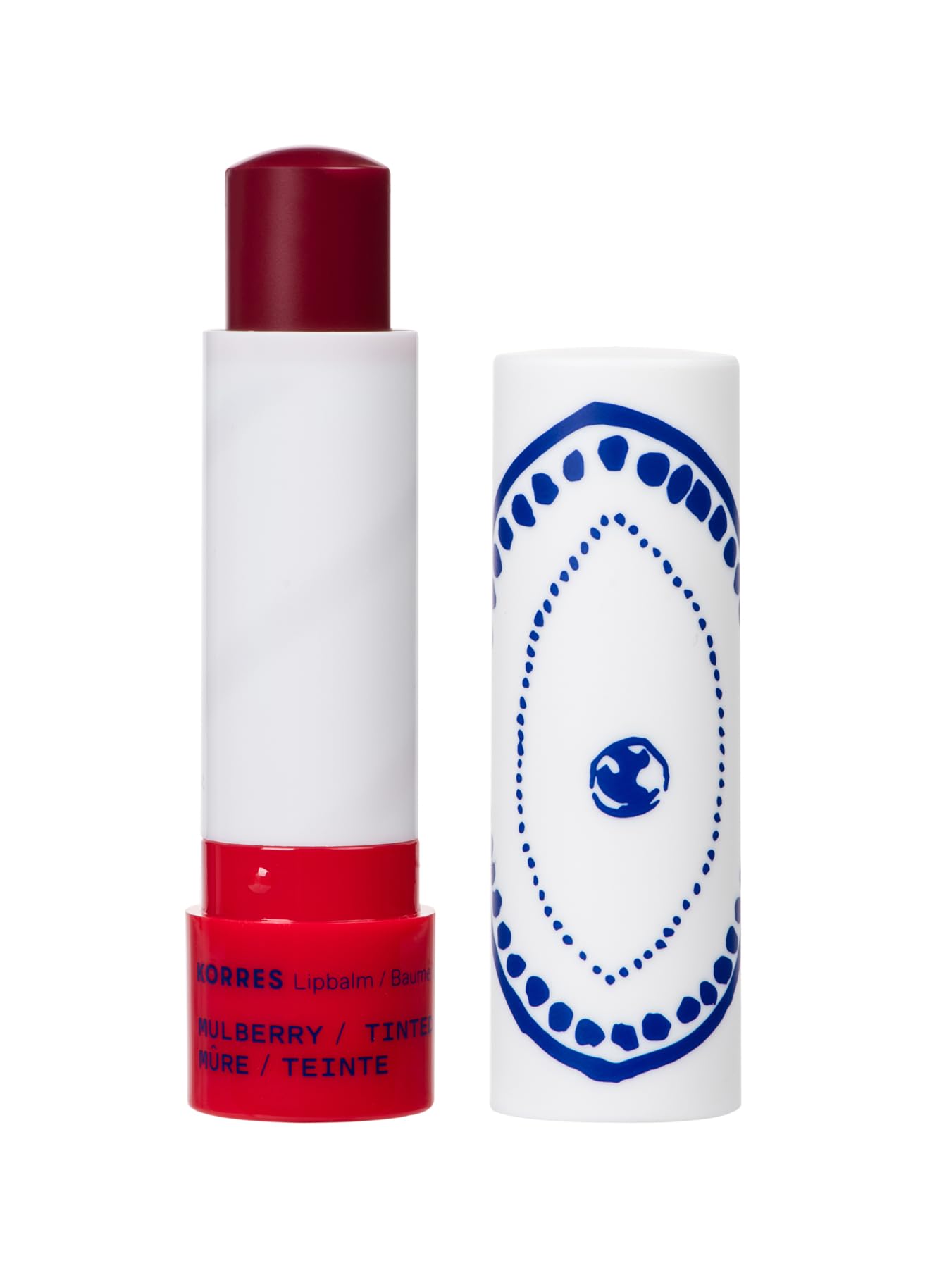KORRES Lip Butter Stick Mulberry Tinted, Hydrating Lip Balm with Greek Hypericum Balsam Oil, Moisturizing & Subtle Tint for Soft Lips, Lip Care Beauty and Personal Care KORRES