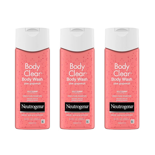 Neutrogena Body Clear Body Clear Body Wash, Pink Grapefruit 8.5 oz. (Pack of 3) Beauty & Personal Care Neutrogena